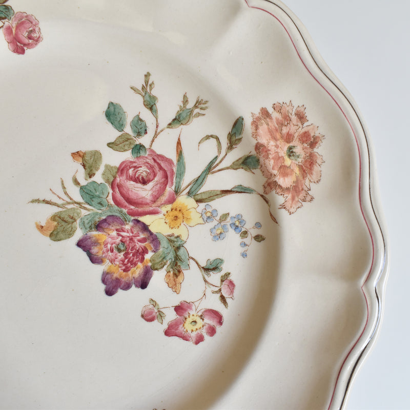 Antique Plate Longchamp Saxe B