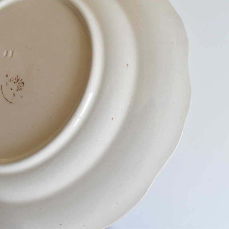 Antique Plate Longchamp Saxe B