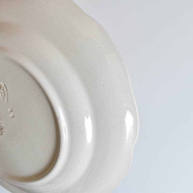 Antique Plate Longchamp Saxe B