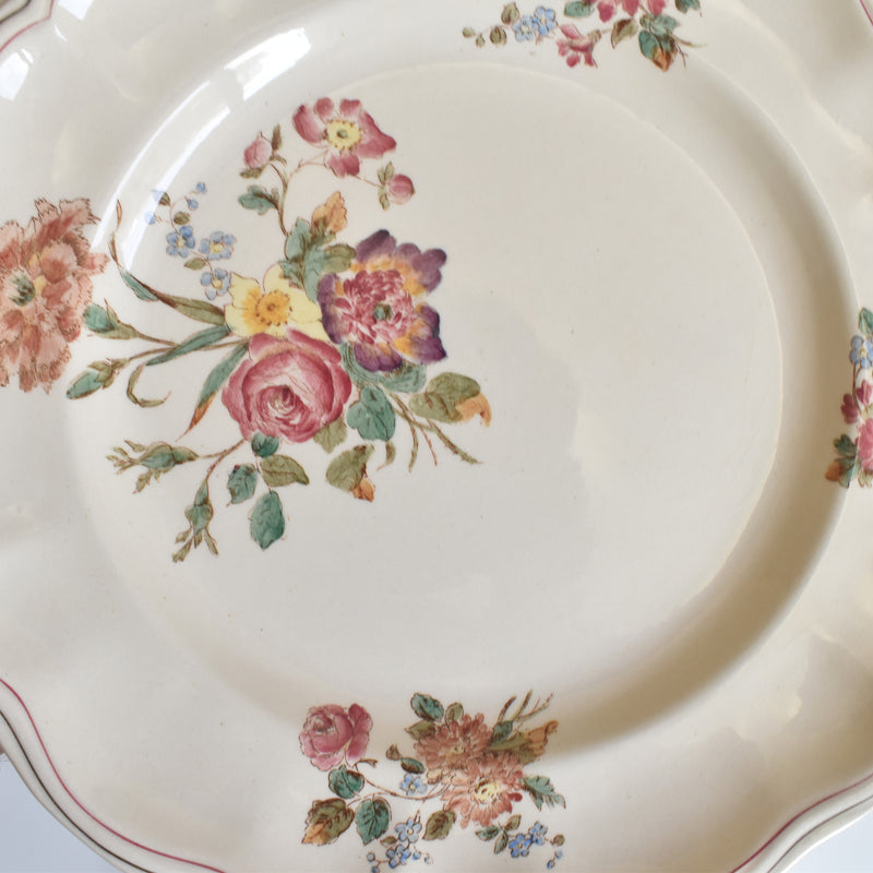Antique Plate Longchamp Saxe B