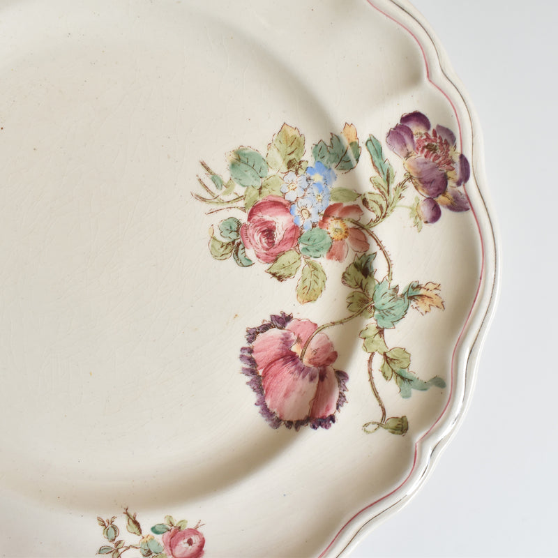 アンティークプレート ロンシャン Saxe（サックス） D