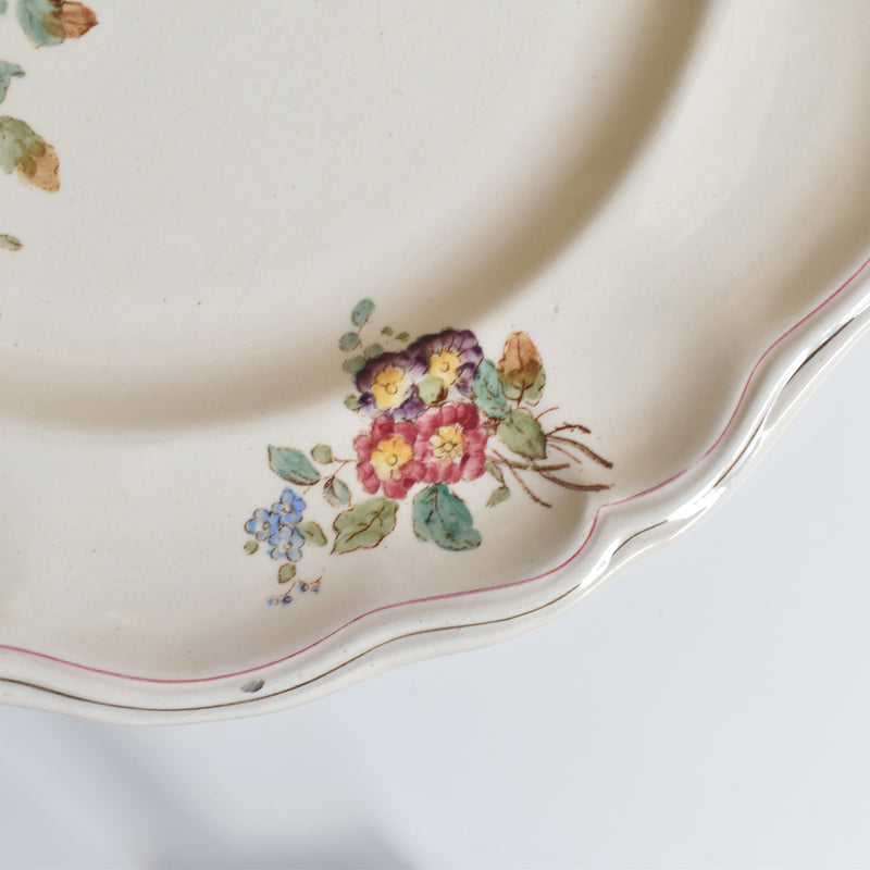 Antique Plate Longchamp Saxe E
