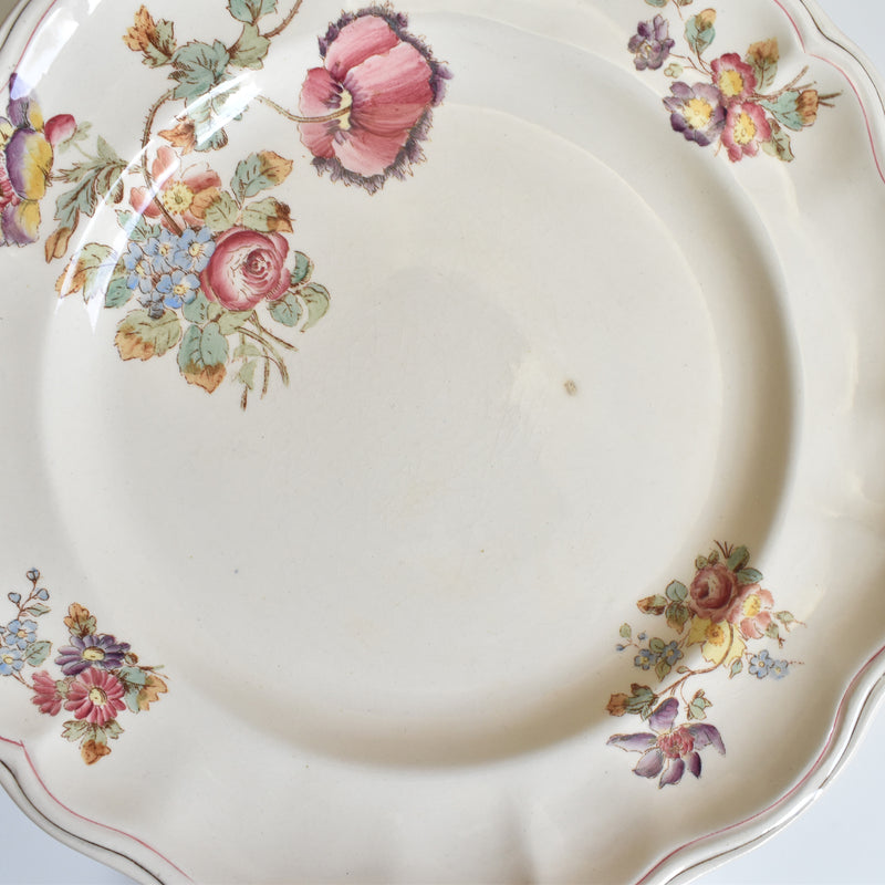 Antique Plate Longchamp Saxe F