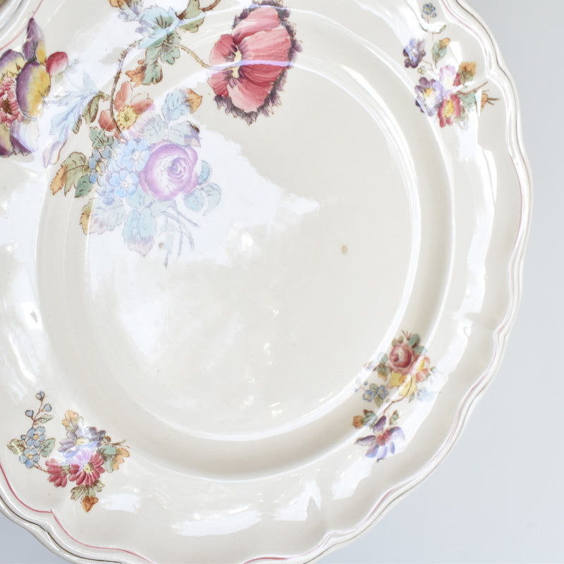 Antique Plate Longchamp Saxe F