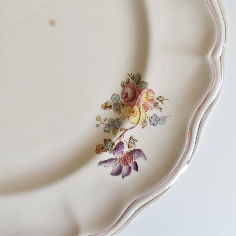 Antique Plate Longchamp Saxe F