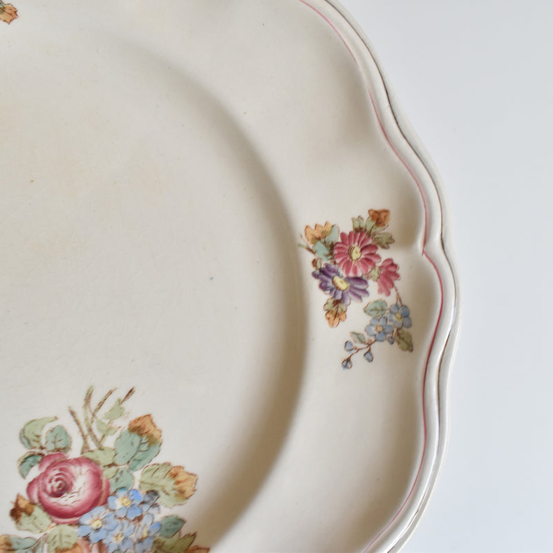 Antique Plate Longchamp Saxe F