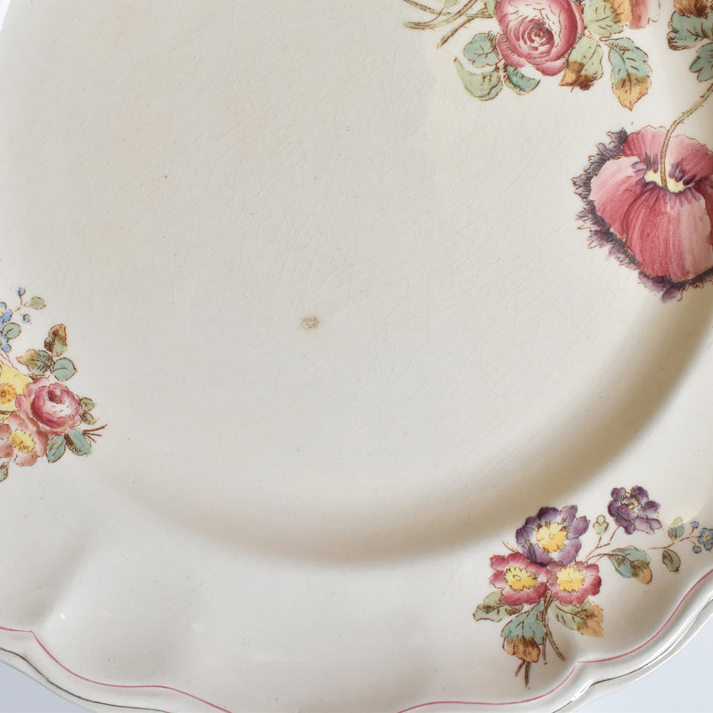 Antique Plate Longchamp Saxe F