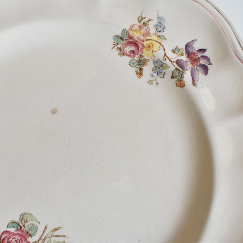 Antique Plate Longchamp Saxe F