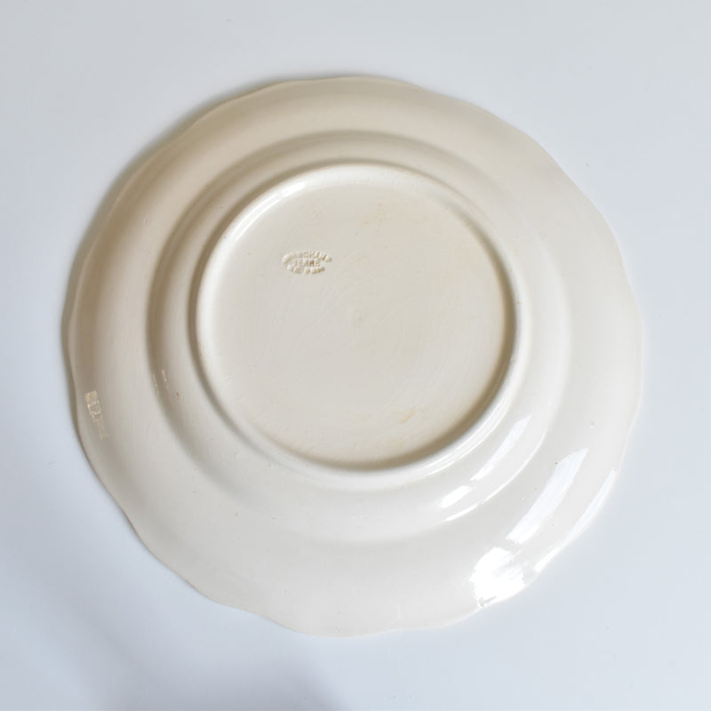 Antique Plate Longchamp Saxe F