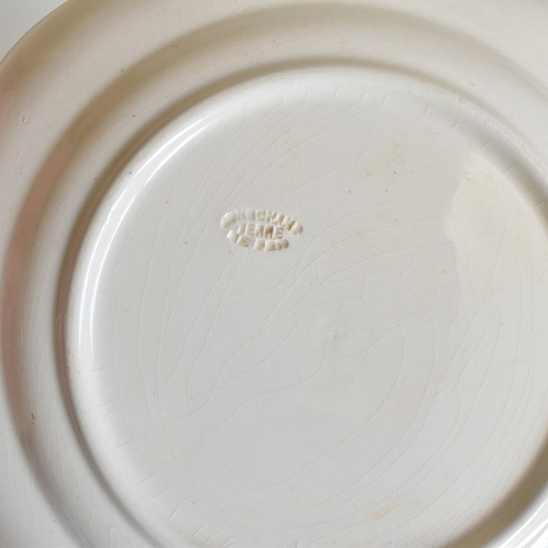 Antique Plate Longchamp Saxe F