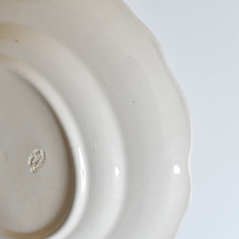 Antique Plate Longchamp Saxe F