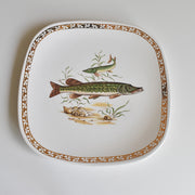 ヴィンテージプレート ロンシャン Poisson Brochet (カワマス）