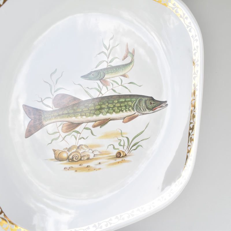 Vintage Plate Longchamp Pike (Trout)