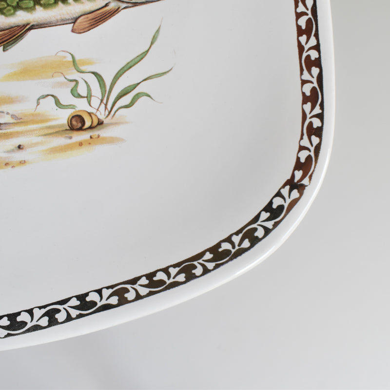 Vintage Plate Longchamp Pike (Trout)