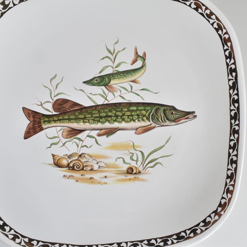 Vintage Plate Longchamp Pike (Trout)