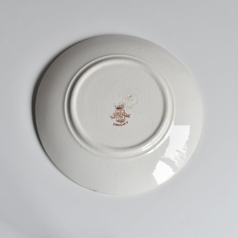 Antique Dessert Plate - Longwy Cyrrus