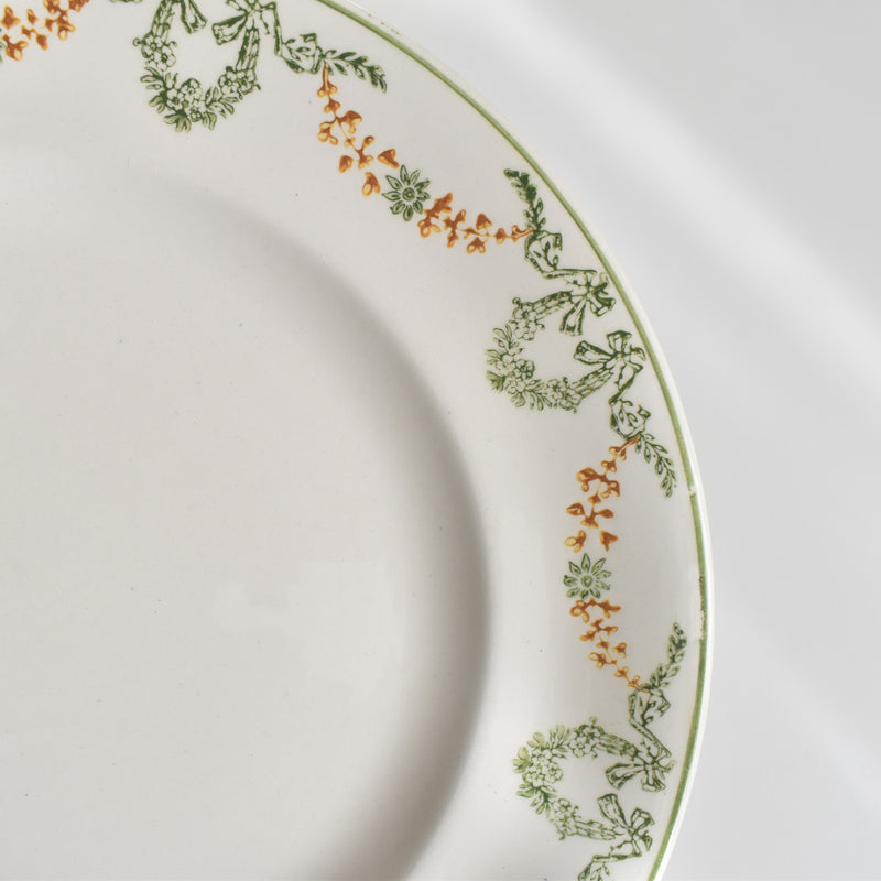 Antique Plate Longwy Georges B