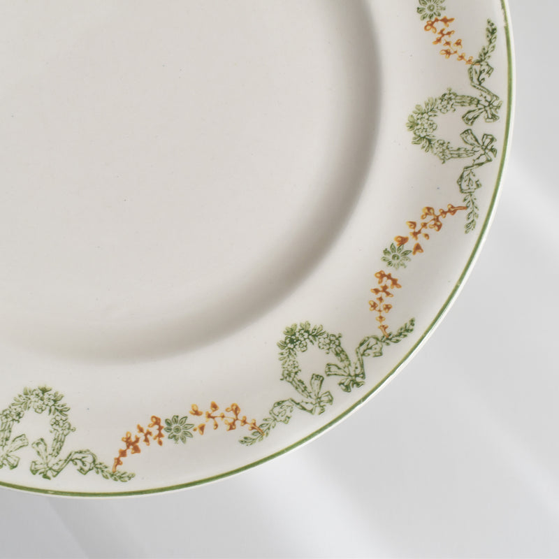 Antique Plate Longwy Georges B