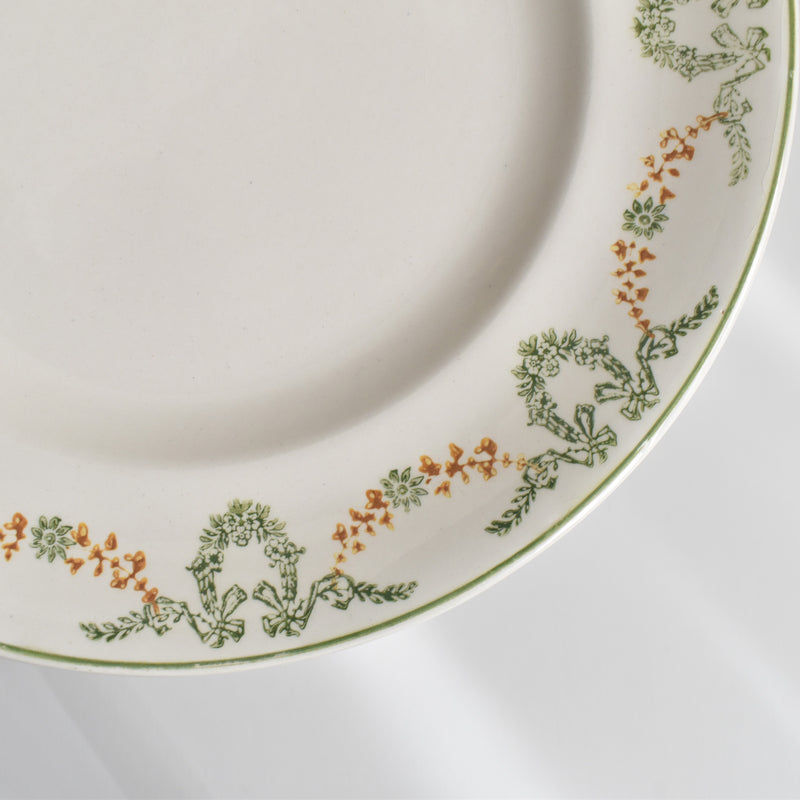 Antique Plate Longwy Georges B