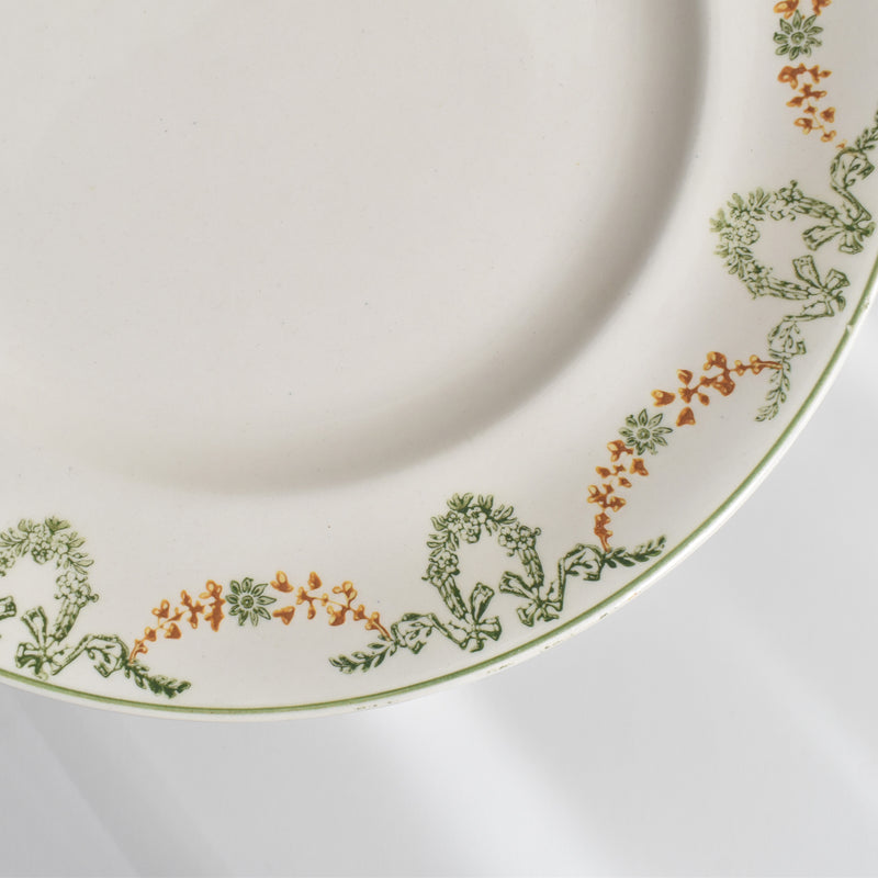 Antique Plate Longwy Georges B