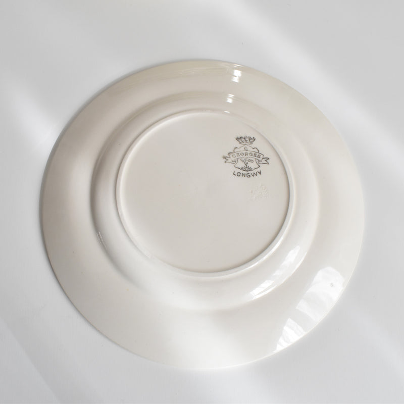 Antique Plate Longwy Georges B