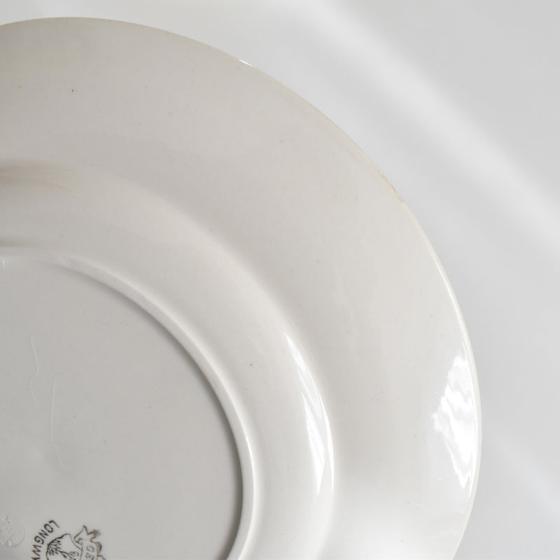 Antique Plate Longwy Georges B