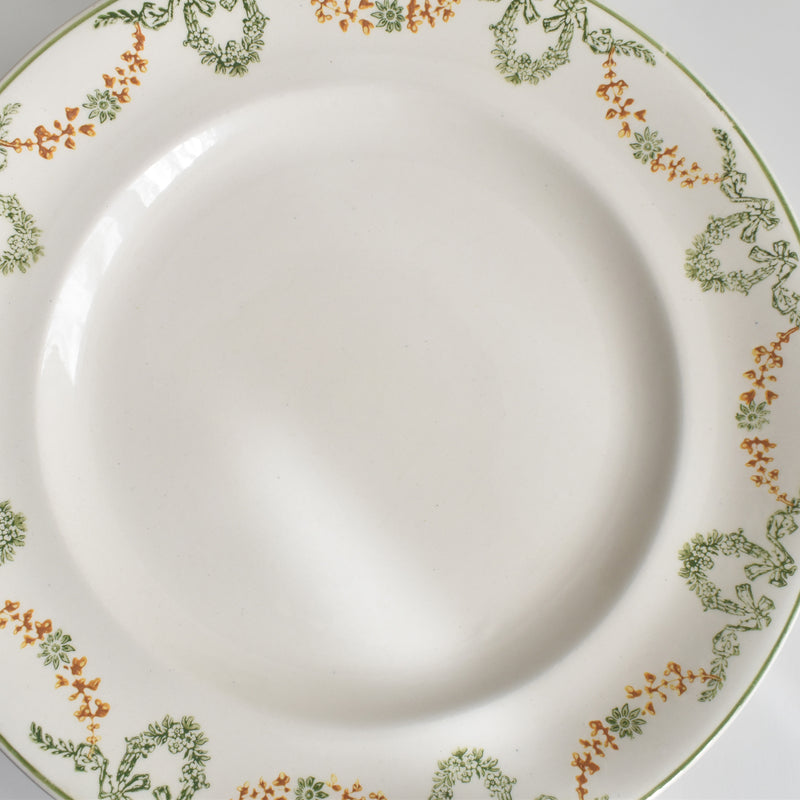 Antique Plate Longwy Georges B