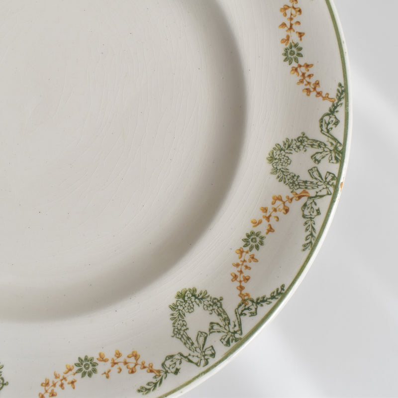 Antique Plate - Longwy Georges F