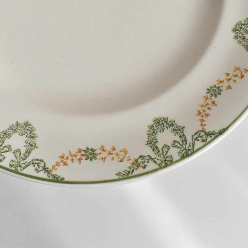 Antique Plate - Longwy Georges F