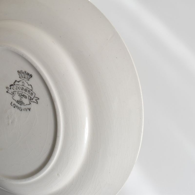 Antique Plate - Longwy Georges F