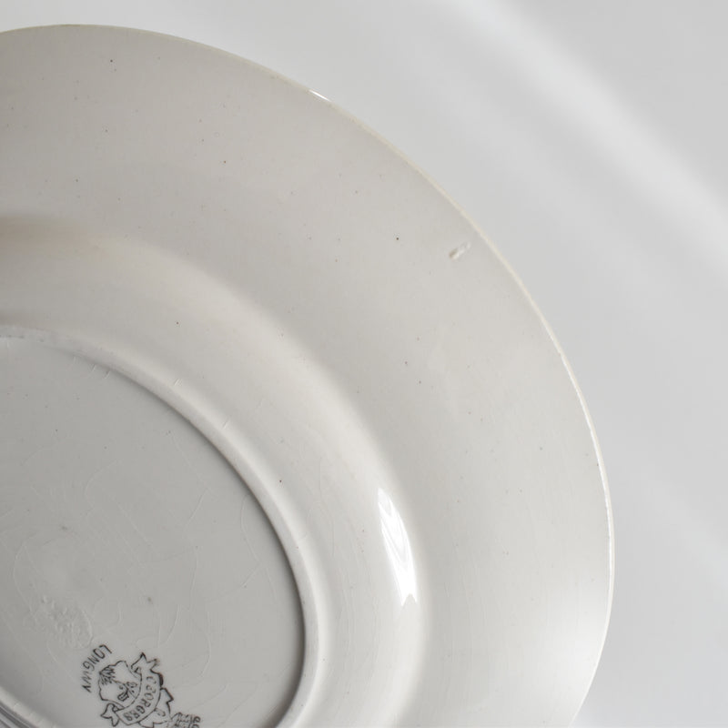 Antique Plate - Longwy Georges F