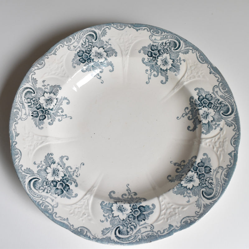 Antique Deep Plate Longwy Gobelins D