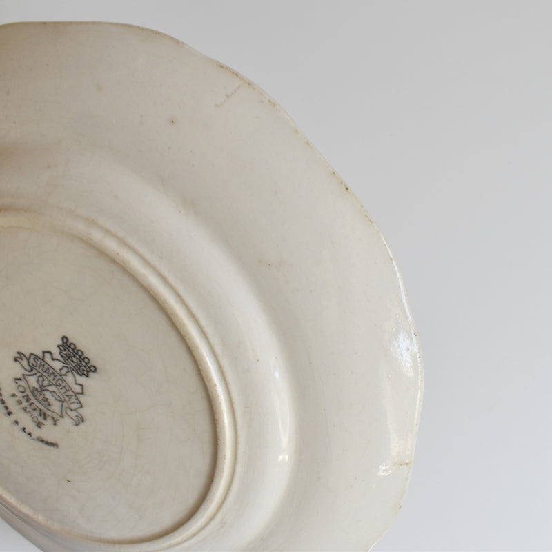 Vintage plate Longwy Shangai