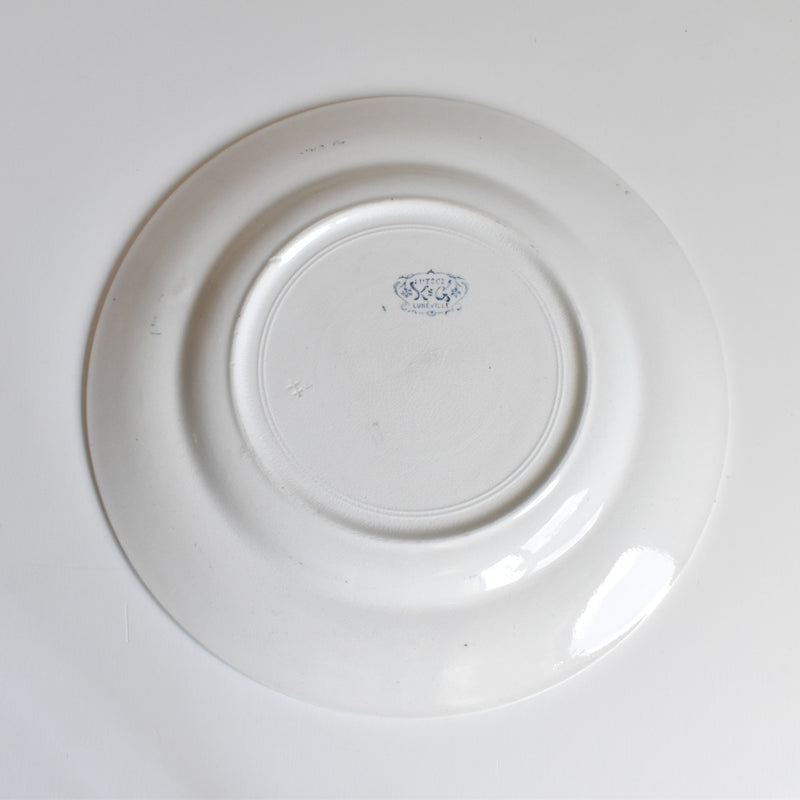 Antique Plate: Lunéville "Lutéce"