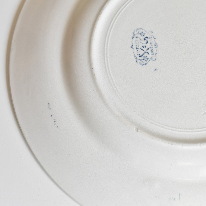 Antique Plate: Lunéville "Lutéce"