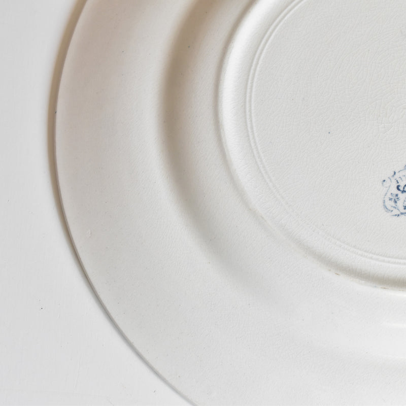 Antique Plate: Lunéville "Lutéce"