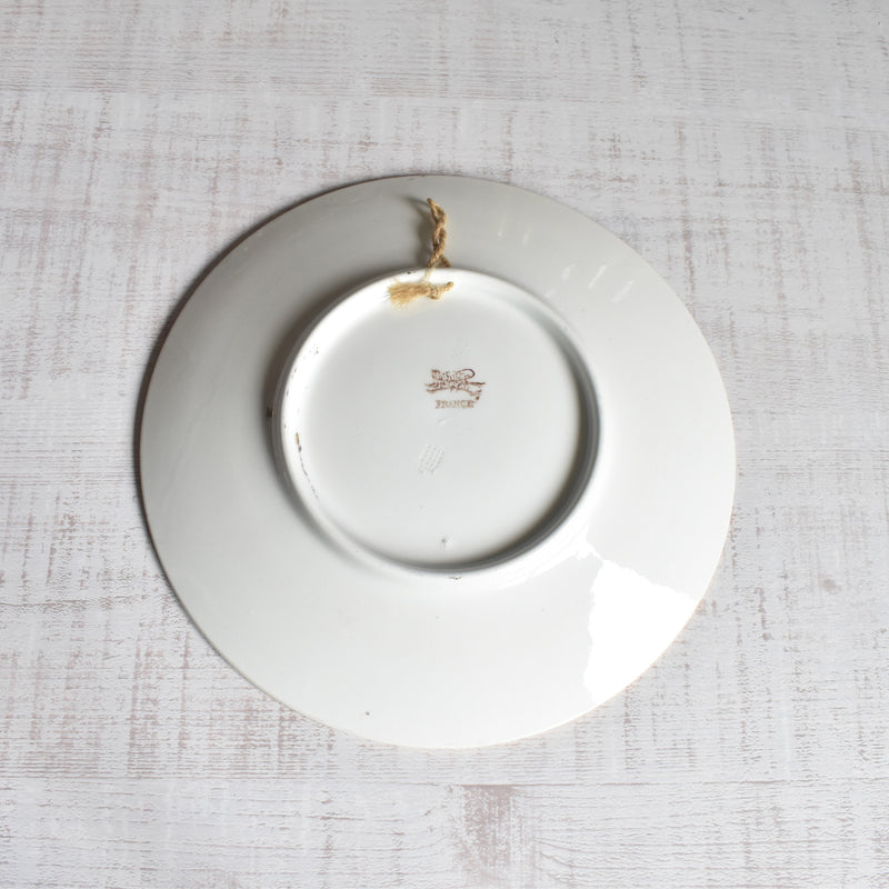 Antique plate Lunéville Effarement Maternel