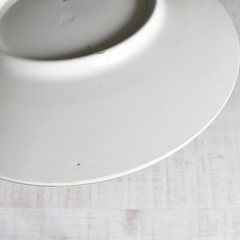 Antique plate Lunéville Effarement Maternel