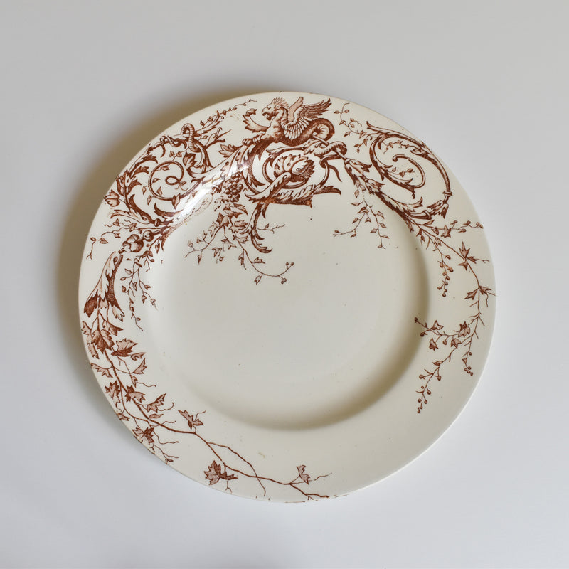 Antique Dessert Plate - KG Luneville Joinville