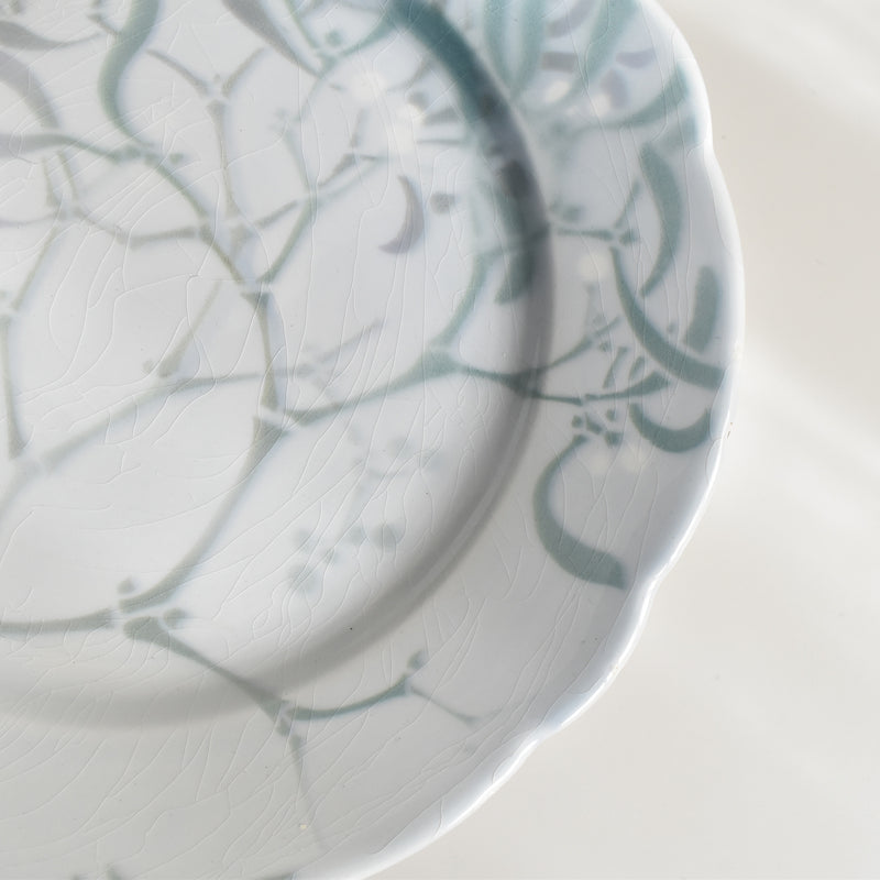 Antique Plate Lunéville GUI (Mistletoe) LACHENAL C