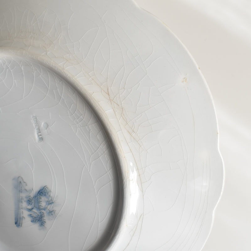 Antique Plate Lunéville GUI (Mistletoe) LACHENAL C