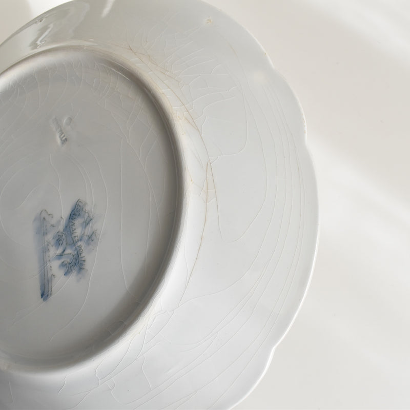 Antique Plate Lunéville GUI (Mistletoe) LACHENAL C