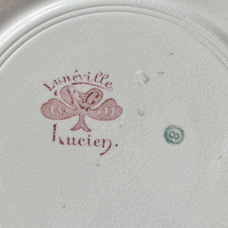 アンティークプレート KGリュネヴィル Lucien （ルシアン）B
