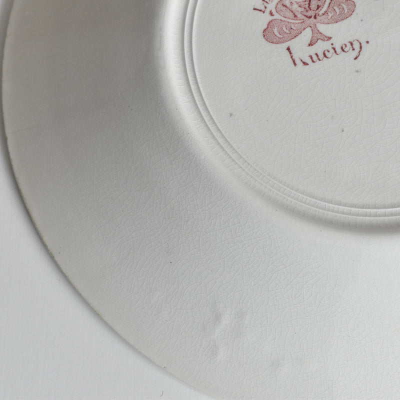 アンティークプレート KGリュネヴィル Lucien （ルシアン）B