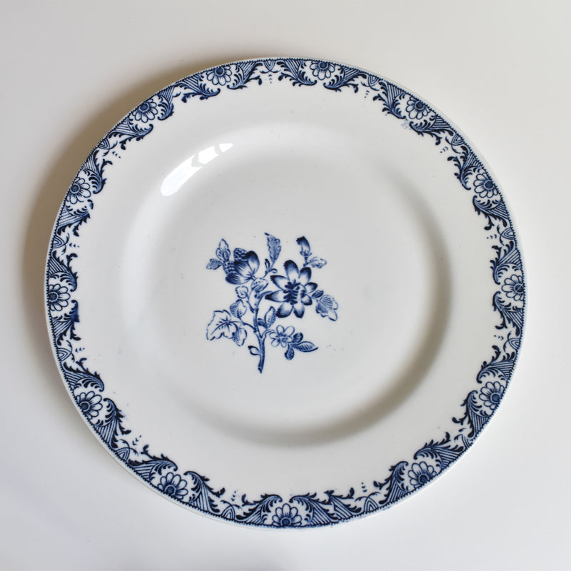 Antique Plate KG LUNEVILLE Moustier A