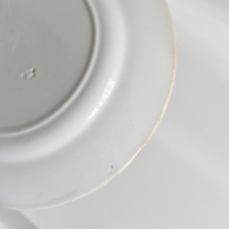 Antique dessert plate KG Lunéville Epine