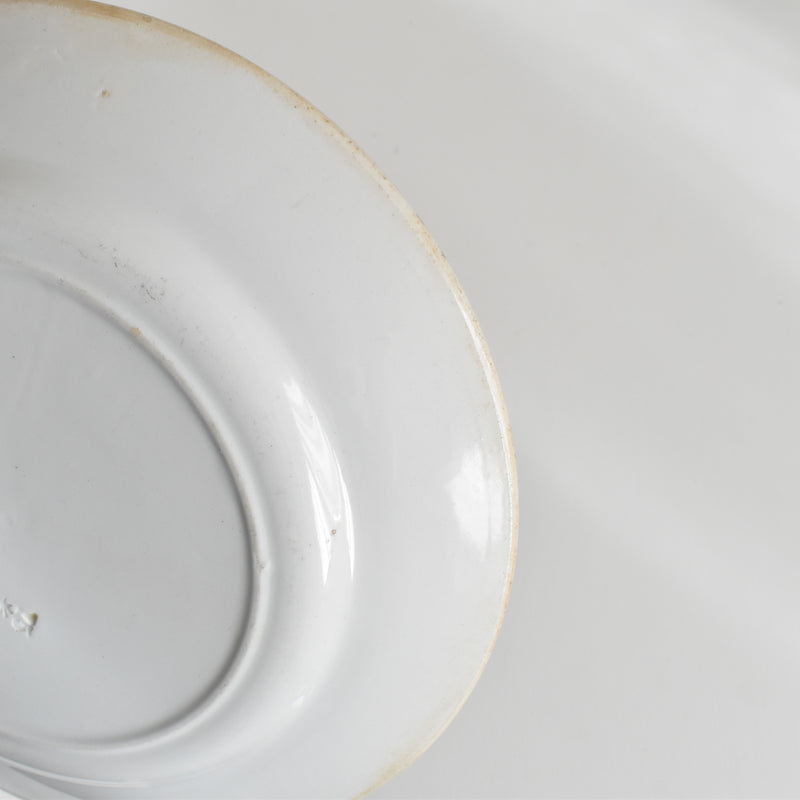 Antique dessert plate KG Lunéville Epine