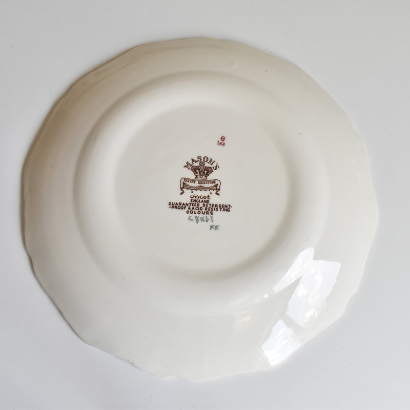 Vintage Plate Masons Ascot C