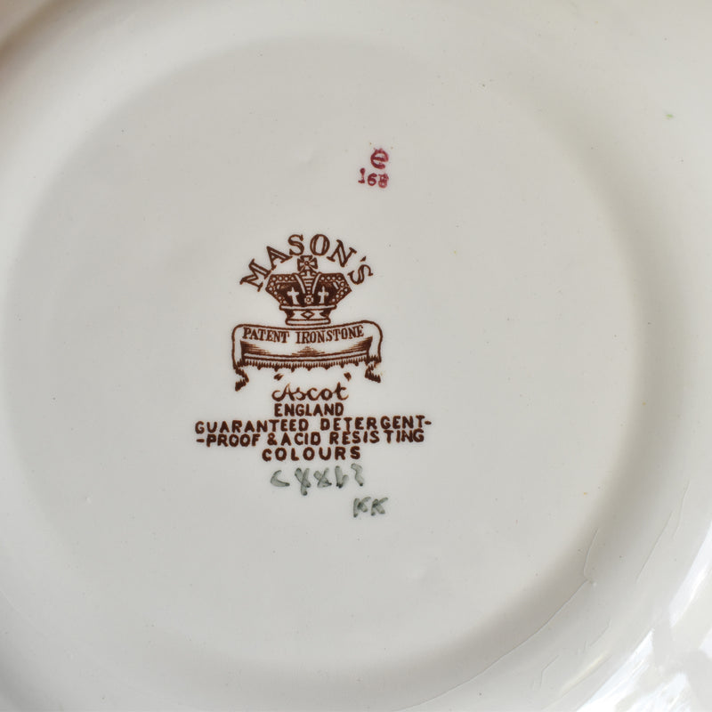 Vintage Plate Masons Ascot C