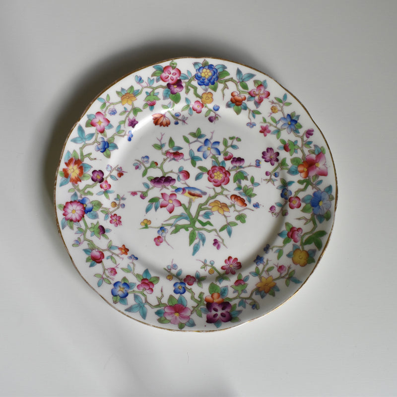 Antique Dessert Plate Chinoiserie